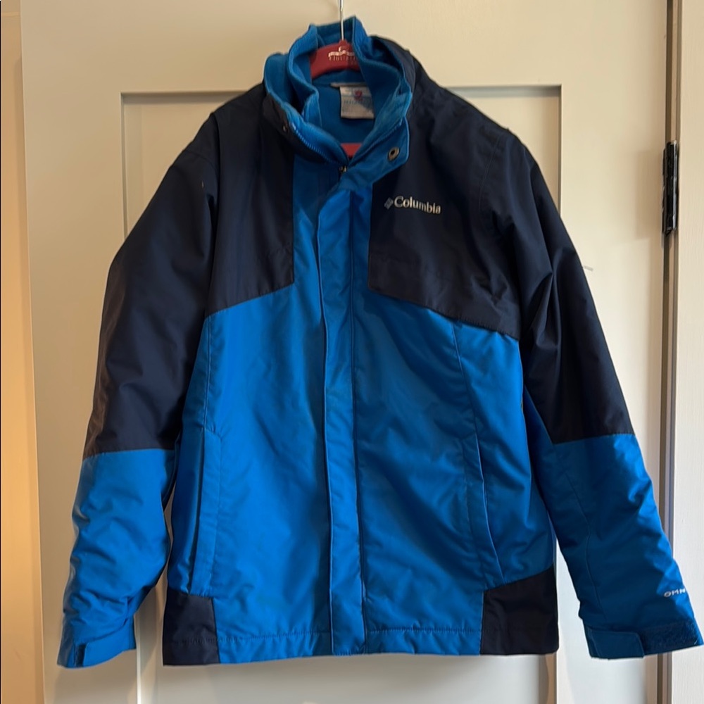 Columbia Interchange Bright Blue and Navy Ski/Snowboarding Jacket